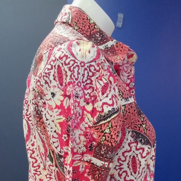 PRINT BLOUSE - Picture 3 of 7